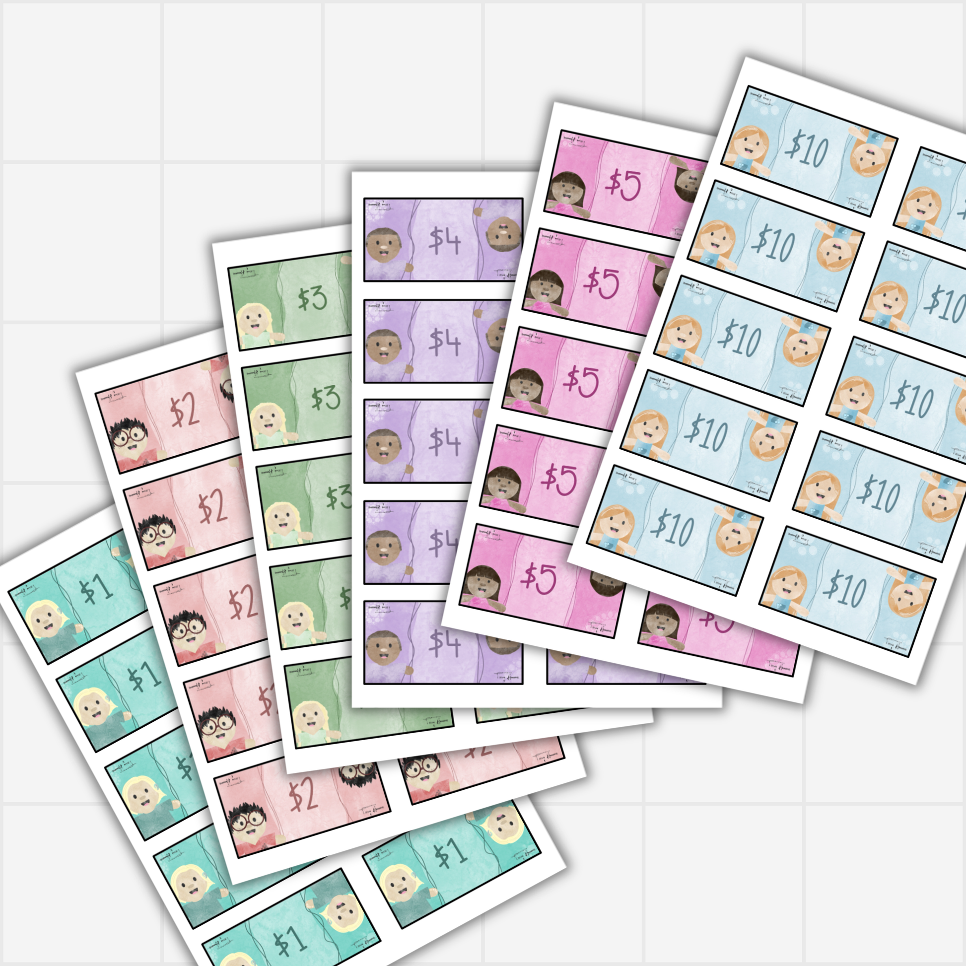 Classroom Shop Cash Lower Years - Tiny Humans Collection. - Teaching Tiny Humans