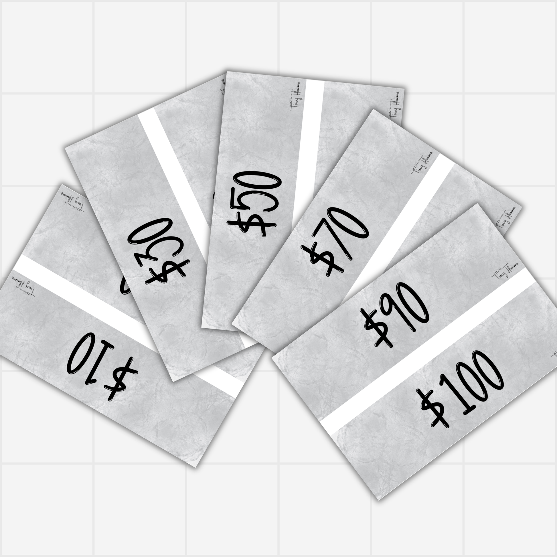 Classroom Shop Price Labels Lower Years - Tiny Humans Collection. - Teaching Tiny Humans