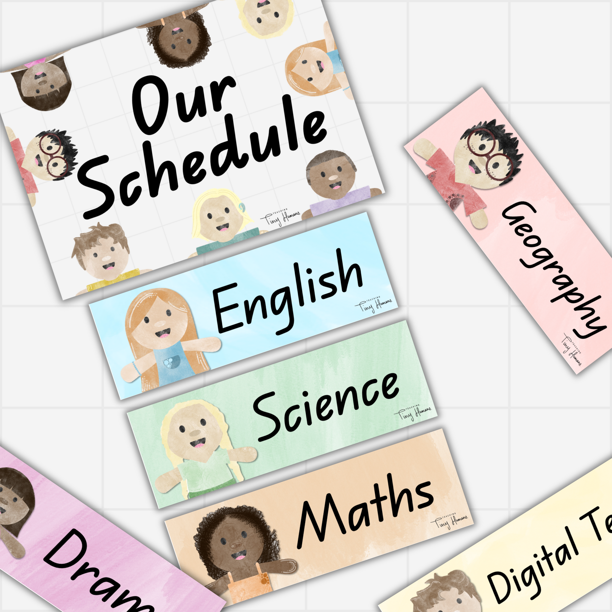 Daily Schedule - Tiny Humans Collection - Teaching Tiny Humans