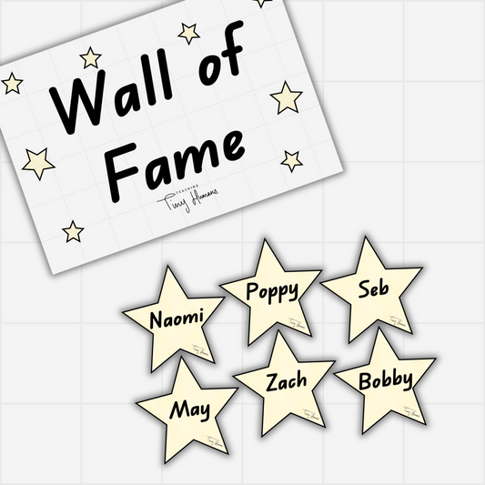 Wall of Fame Display - Teaching Tiny Humans