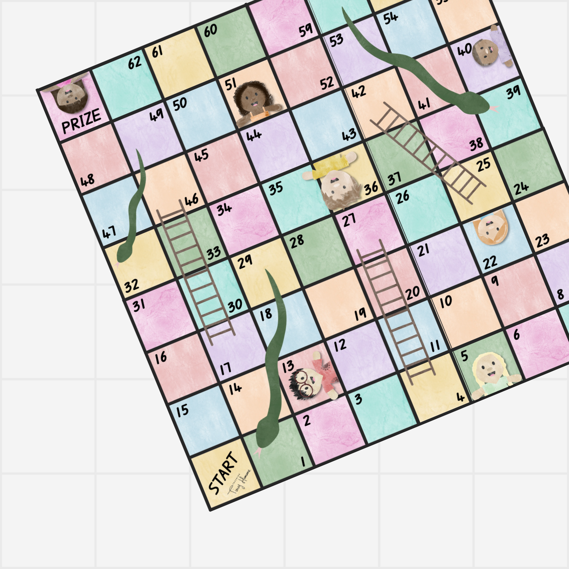 Snakes and Ladders - Tiny Humans Collection - Teaching Tiny Humans
