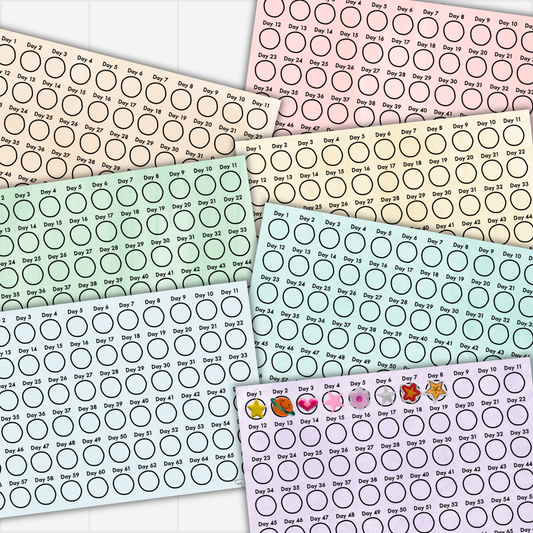 66 Day Challenge Posters - Teaching Tiny Humans