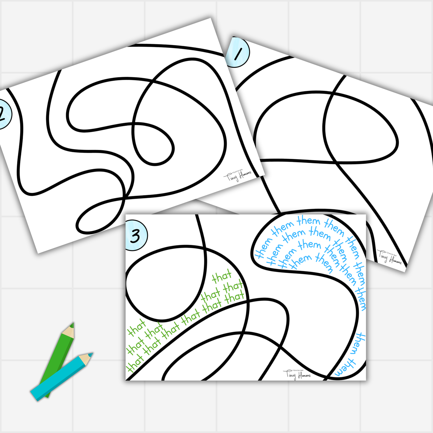 Scribble Writing Sight Words - Teaching Tiny Humans