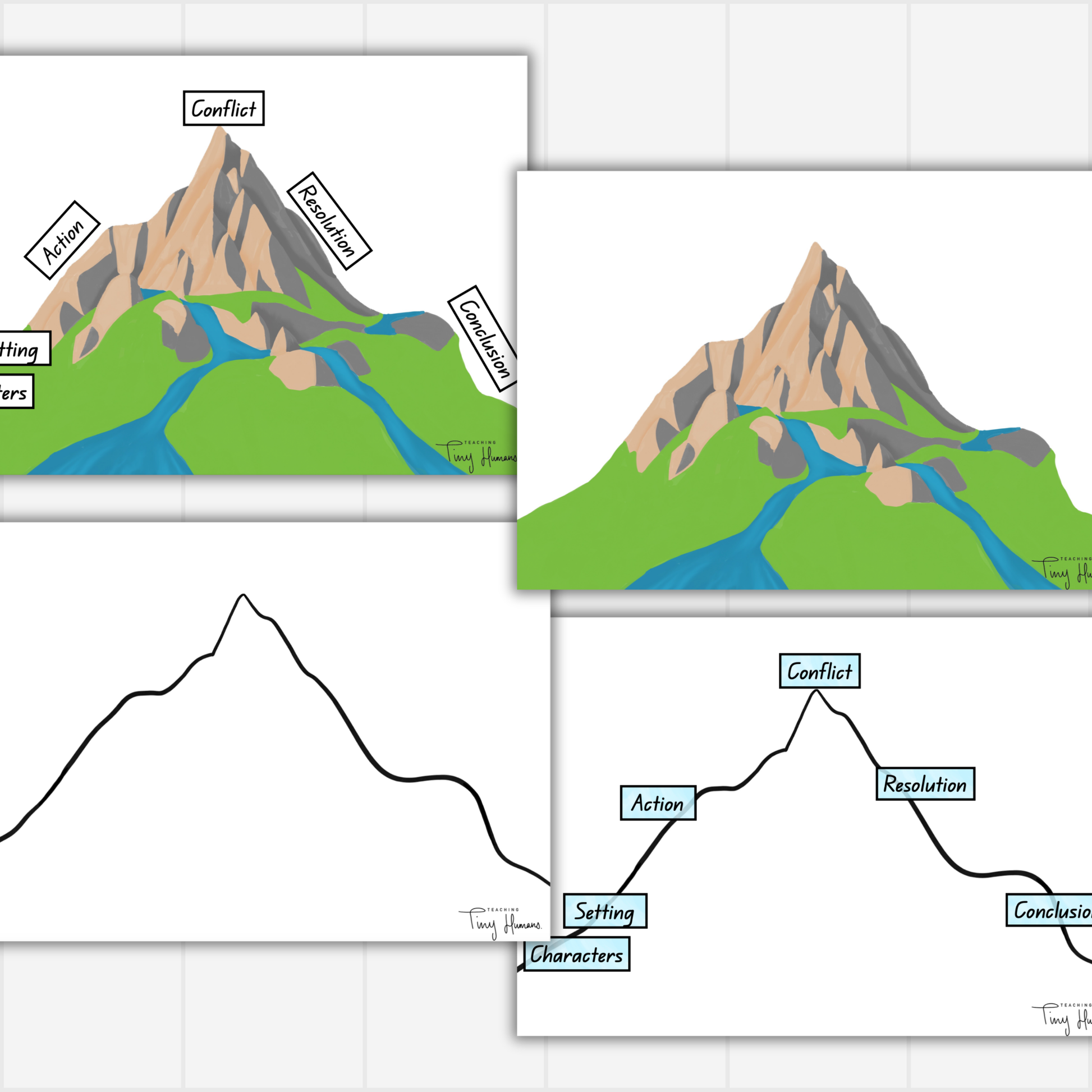 Story Mountain Display - Teaching Tiny Humans