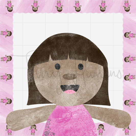 Pink Border - Tiny Humans Collection. - Teaching Tiny Humans