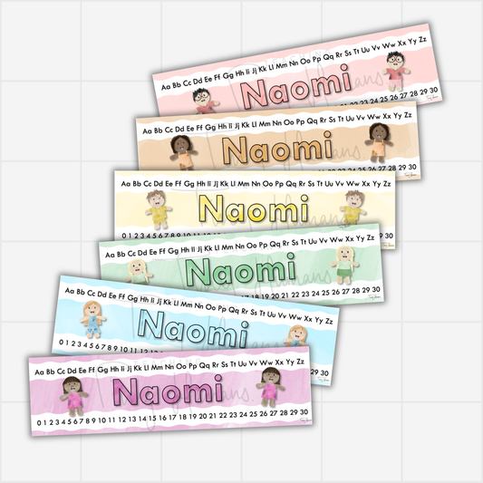 Desk Tags - Tiny Humans Collection. - Teaching Tiny Humans