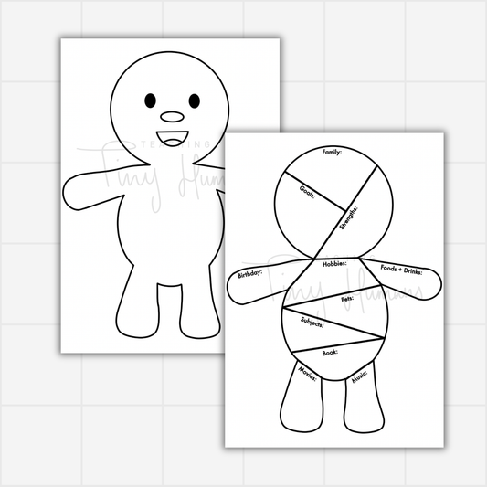 Identity Activity - Tiny Humans Collection. - Teaching Tiny Humans