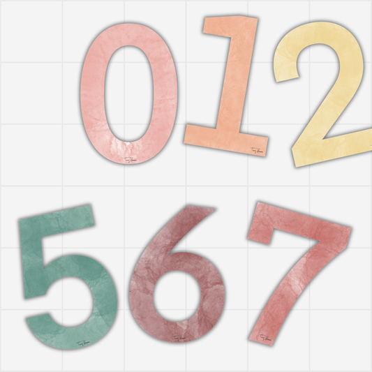 Number Display - Tiny Humans Collection. - Teaching Tiny Humans