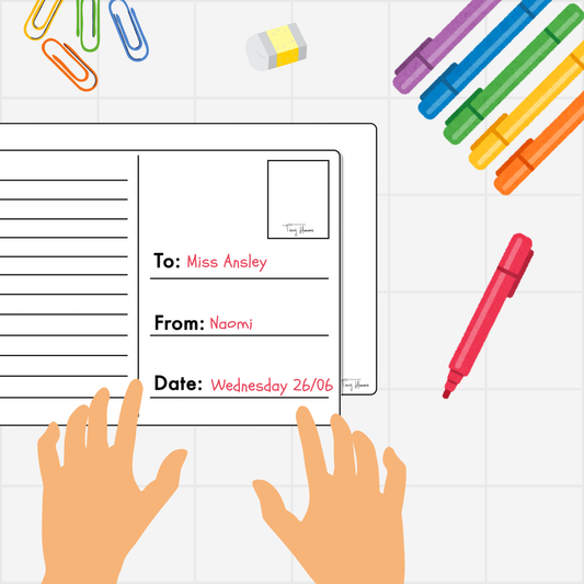 Post Card Template - Teaching Tiny Humans