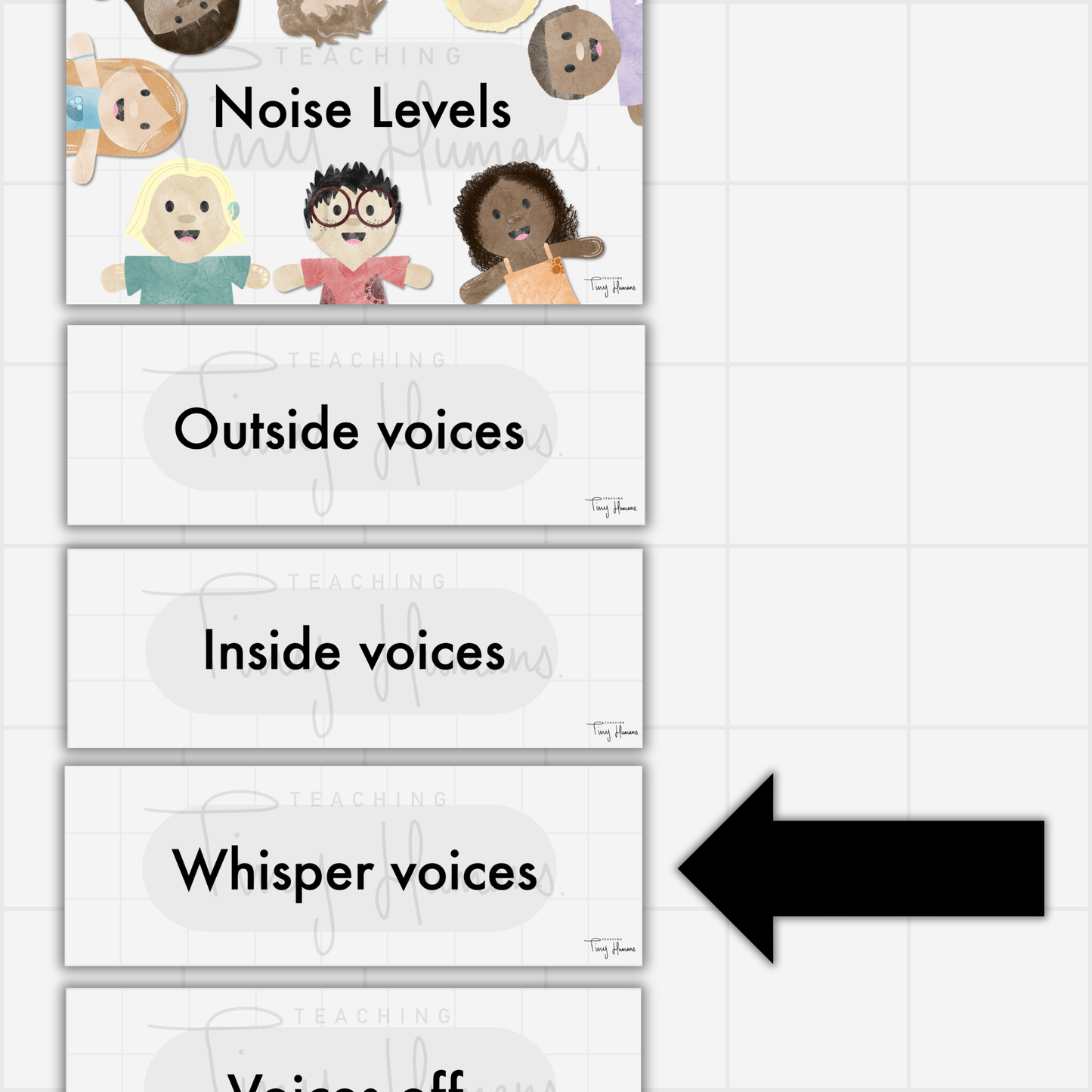 Noise Levels - Teaching Tiny Humans