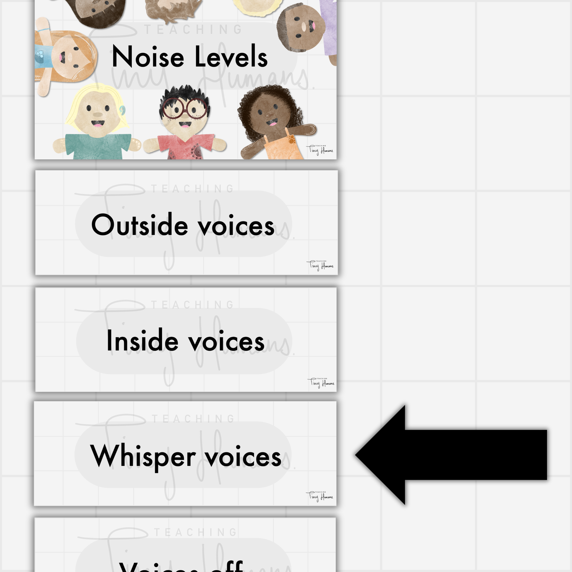 Noise Levels - Teaching Tiny Humans