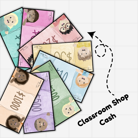 Classroom Shop Cash - Teaching Tiny Humans