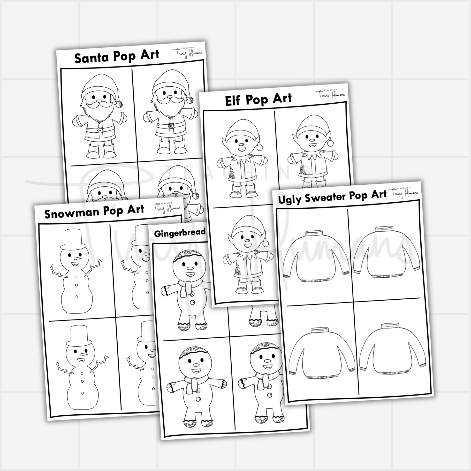 Pop Art - Tiny Christmas Collection - Teaching Tiny Humans