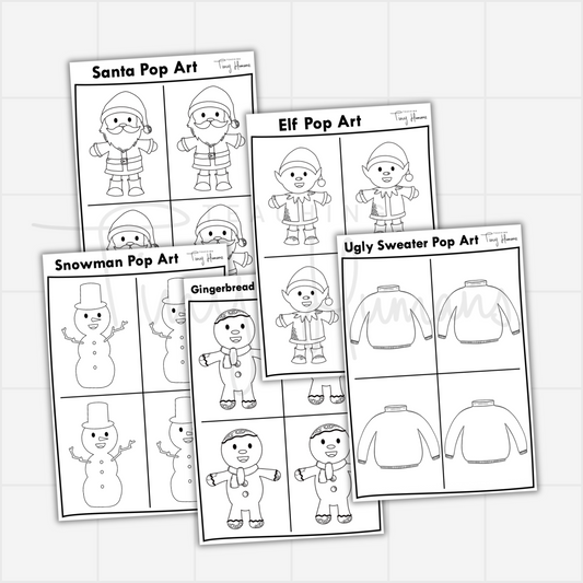 Pop Art - Tiny Christmas Collection - Teaching Tiny Humans